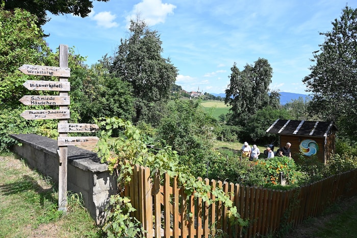 Die Landwirtschaft wurde eingestellt – den Garten gibt’s aber noch.