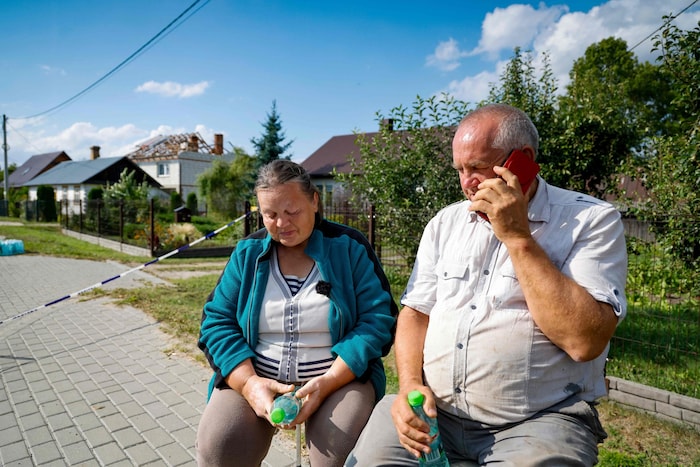 Alicja Wesolowska und ihr Mann Tomasz überlebten nur knapp.