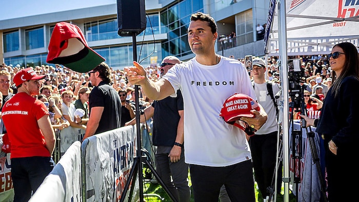 Kirk propagierte Trumps MAGA-Kurs unter der jungen Generation.