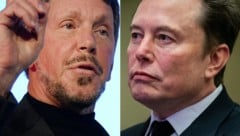 Oracle-Gründer Ellison (links) überholte Musk im Bloomberg-Ranking.