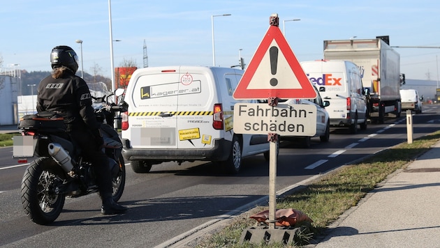 Für die Erhaltung der Landesstraßen sind 86,3 Millionen Euro budgetiert. Um die Summe zu ...
