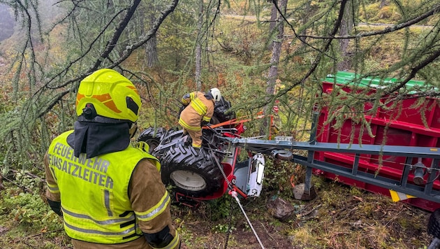 Im Einsatz waren die Feuerwehren Ramingstein und Tamsweg.