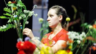 Floristin Sophie Bretterklieber aus Lannach hat gute Chancen auf eine Medaille.