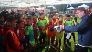 Teamchef Ralf Rangnick zu Besuch in Leibnitz