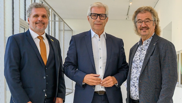 Arzt Martin Gollner (li.), Manfred Kölly und Jo Gockl (re.) haben viel vor.