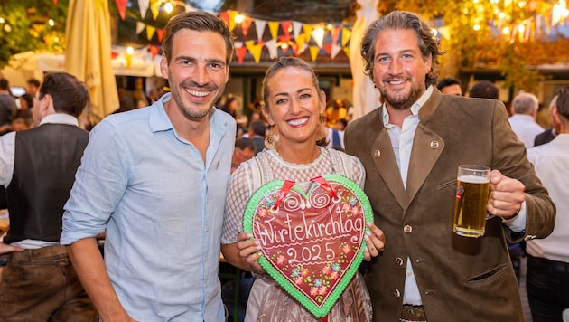 WK-Gastro-Obmann Stefan Sternad, Diana van Els (Café-Bar 2Gether) und Gastronom Thomas Jammer.
