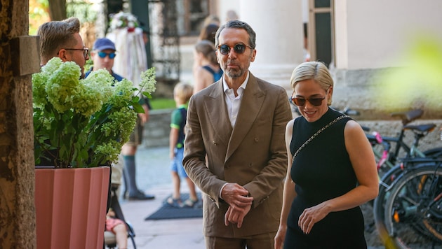 Selten gemeinsam gesichtet, denn privat ist privat: Alt-Bundeskanzler Christian Kern und ...