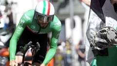 Filippo Ganna holt sich den Sieg im Einzelzeitfahren.