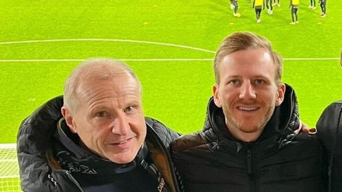Andree Neumayer (re.) mit seinem Vater Hannes.