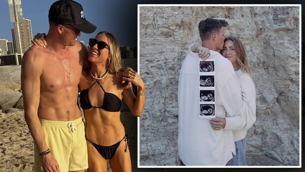 Abby Dahlkemper und Aaron Schoenfeld werden Eltern.