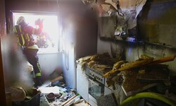 Die Feuerwehr Imst rückte zur Brandbekämpfung aus.