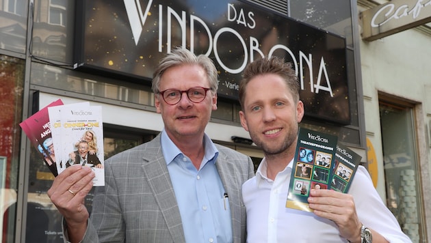 Erfolgsduo im Vindobona: Geschäftsführer Wolfgang Ebner und der künstlerische Leiter Markus ...