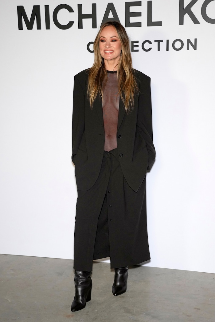 Olivia Wilde besuchte die Schau von Michael Kors bei der New Yorker Fashion Week.