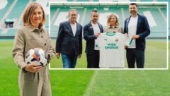 Daniela Bauer wurde am Freitag präsentiert und in die Rapid-Führungsriege aufgenommen.