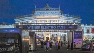 Die Wiener Elektro Tage finden von 25. bis 28. September am Rathausplatz statt, auch ...