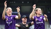 Die Party geht weiter: Mit dem 0:0 in Paris sind Austrias Frauen weiter auf Kurs Richtung ...