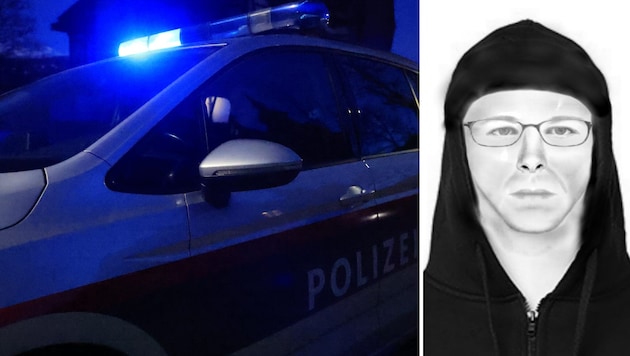 Nach der Home Invasion in Wattens veröffentlichte die Polizei dieses Phantombild.