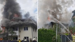 Mehrere Feuerwehren aus der gesamten Region kämpften gegen den Brand an.