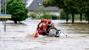 Wasser, so weit das Auge reicht: Die Flut traf weite Teile Niederösterreichs heftig.