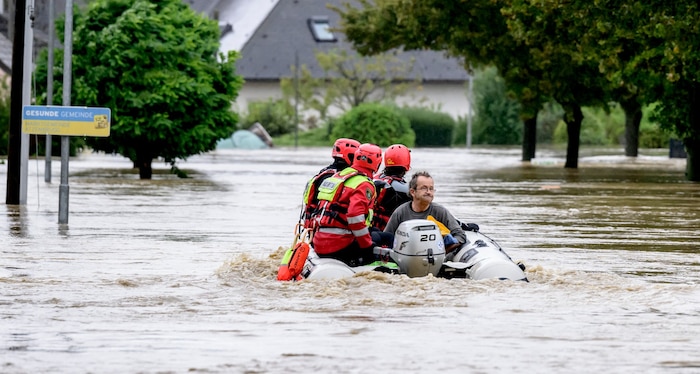 Wasser, so weit das Auge reicht: Die Flut traf weite Teile Niederösterreichs heftig.