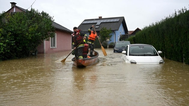 Die tagelangen Regenfälle, die Niederösterreich im Vorjahr unter Wasser setzten, waren eine ...