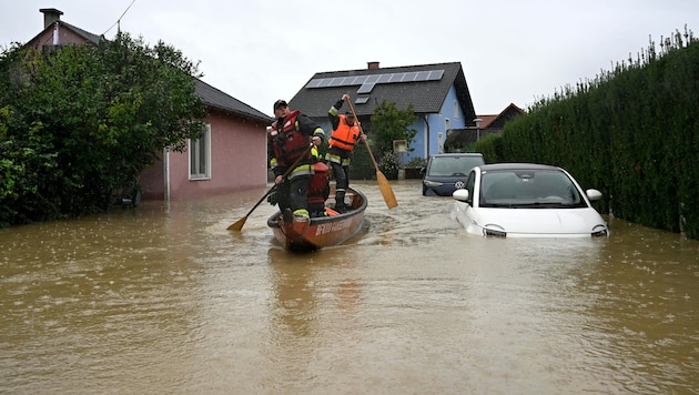Die tagelangen Regenfälle, die Niederösterreich im Vorjahr unter Wasser setzten, waren eine ...
