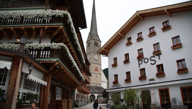 Das Ortszentrum von Maria Alm