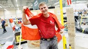 Hochbauer Stefan Lanzl aus Leutschach konnte seine Bestleistung abrufen.