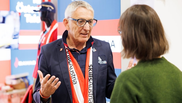 Skills-Austria-Präsident Josef Herk ist stolz auf die Teilnehmer: „Sie zeigen, dass Leistung ...