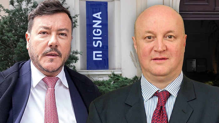 Signa-Gründer René Benko, Holding-Geschäftsführer Marcus Mühlberger