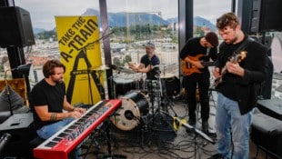 Beeindruckender Ausblick bei den Sessions im Arte Hotel, nur wenige Meter entfernt vom ...