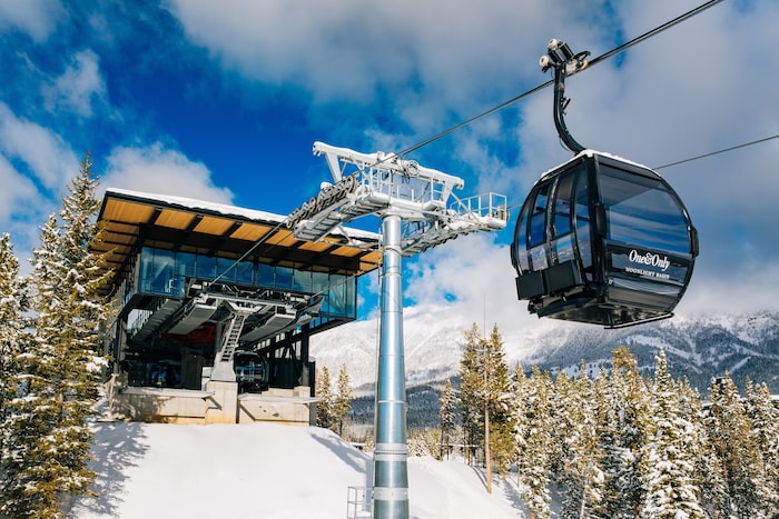 Die One&Only Gondola im Ressort Big Sky (USA).
