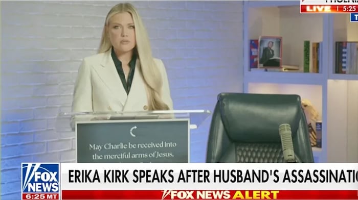 Erika Kirk erklärte: „Charlie, ich verspreche dir, dass ich dein Vermächtnis niemals sterben ...