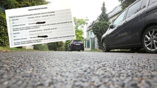 Doppelt kassiert: Eine der „Krone“ vorliegende Anzeige – gleich zwei Delikte auf einmal, 88 Euro ...