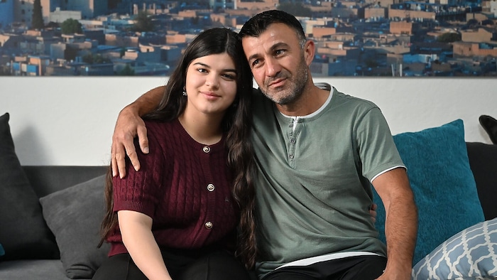 Dunja und ihr Vater heute: Er kam acht Monate nach ihr nach Österreich.