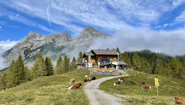 Das Anton-Proksch-Haus liegt idyllisch am Eingang zum Tennengebirge und ist auch für Familien ...