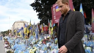 Prinz Harry kam bei seinem Ukraine-Besuch auch auf das Thema Familie zu sprechen.