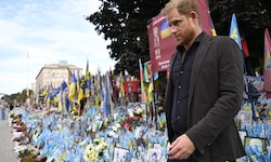 Prinz Harry kam bei seinem Ukraine-Besuch auch auf das Thema Familie zu sprechen.