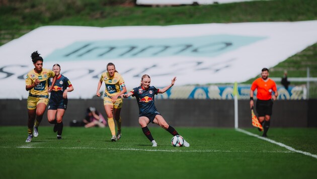 Theresa D‘Angelo (re.) und die Salzburgerinnen taten sich schwer.