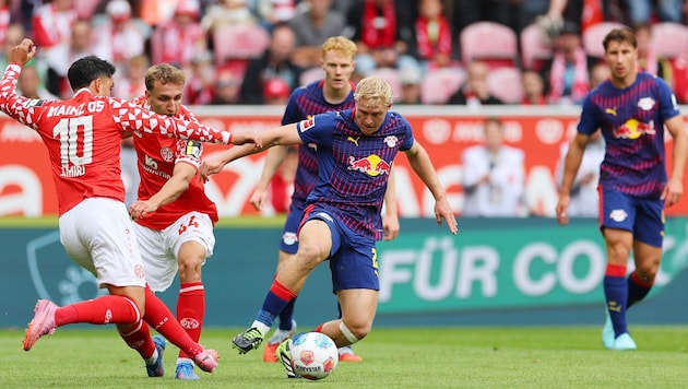 Xaver Schlager (mi.) musste verletzt raus.