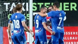 Viermal drehte Grödig in Hallein zum Torjubel ab