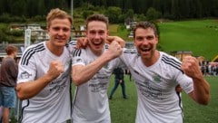 Die Hüttschlag-Schützen Höllwart, Hettegger und Heigl (von links) hatten allen Grund zu jubeln.