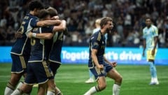 Thomas Müller (re.) jubelte mit seinen Whitecaps.