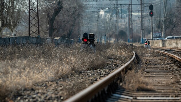 Immer wieder werden aus Russland Sabotageangriffe auf Eisenbahnstrecken gemeldet.