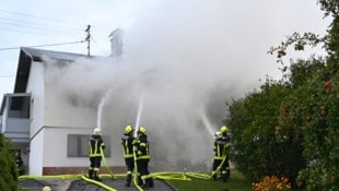 Sechs Feuerwehren standen im Löscheinsatz.