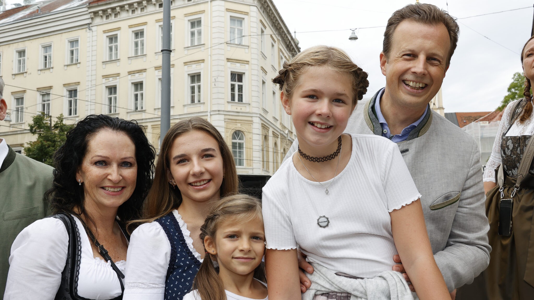 Gesundheitslandesrat Karlheinz Kornhäusl mit seiner Familie