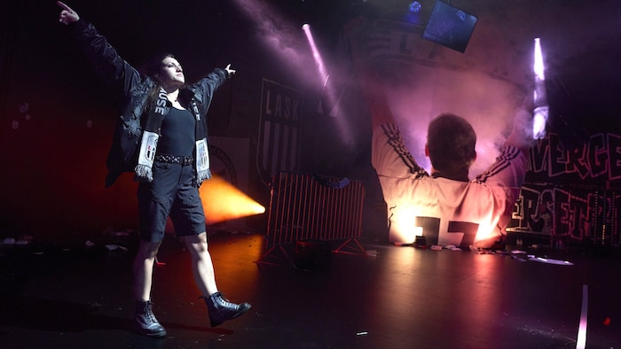 Gemma Vannuzzi als Lask-Fan