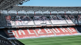 Die Nordkurve blieb bei Liefering gegen Austria Salzburg leer.