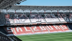 Die Nordkurve blieb bei Liefering gegen Austria Salzburg leer.