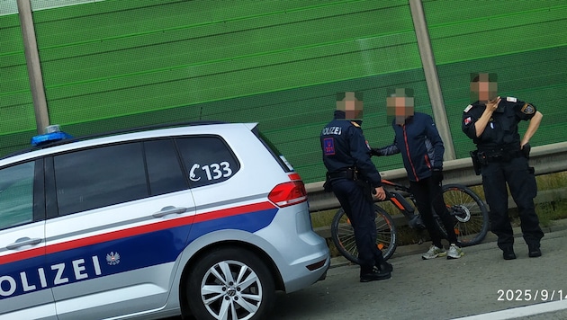 Die Polizei konnte rechtzeitig eingreifen und den Mann stoppen.